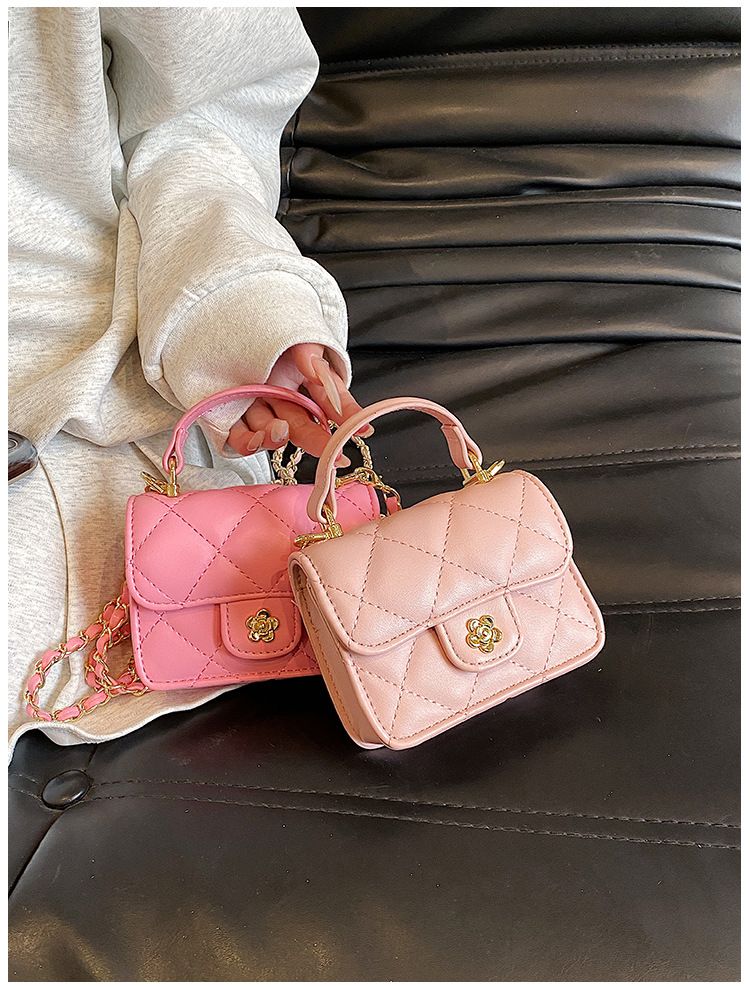 2024. aasta kevad, uus väike aromaatne stiil, mood mini laste vanematele mõeldud aksessuaarid käeshoitav kett Crossbody kott_voghion.com