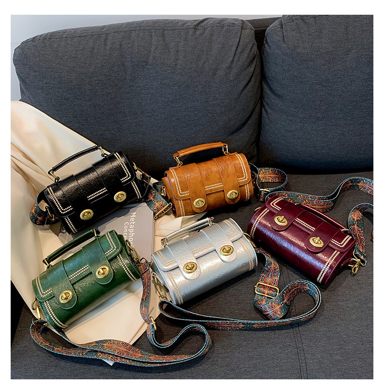 Foreign Trade Cross-border New Retro High-end Diagonal Bag Bag Female Korean Version Simple Atmosphere Lady Handbag_voghion.com