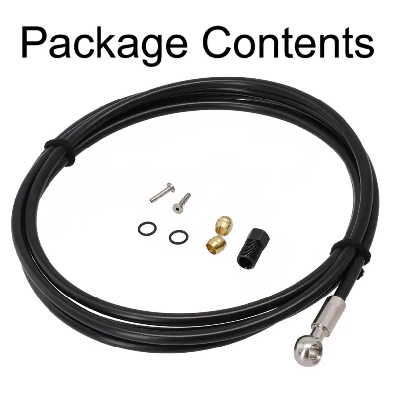 Fahrrad Ersatz Zubehör Für-Shimano BH90 System e Rohr 2m Brems Schlauch Kit Bike 2x Seag Ringe Banjo_voghion.com