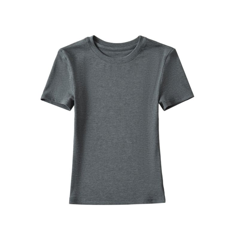 25 Nuovo stile estivo per ragazze calde, vestibilità slim, scollo rotondo, maglietta a maniche corte snellente + pantaloni lunghi casual con lacci e fondo a campana_voghion.com