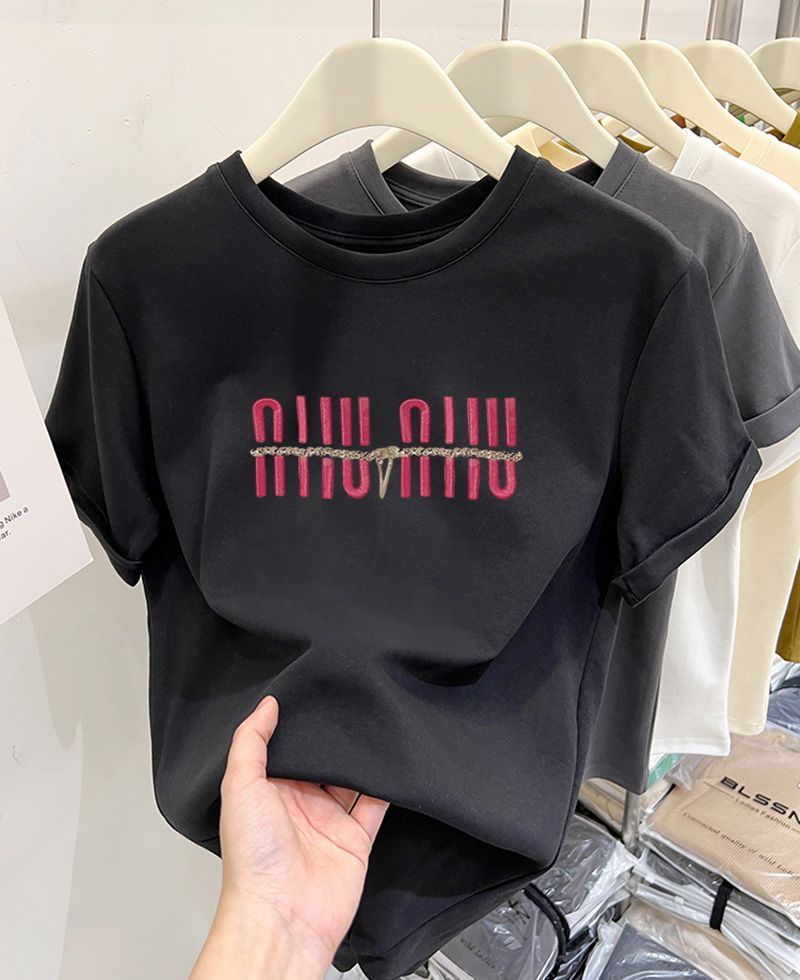 Damenbekleidung Gerade Schulter Mode Kurzarm T-Shirt Lässige Mode Vielseitige Slim Tops Basic Style_voghion.com