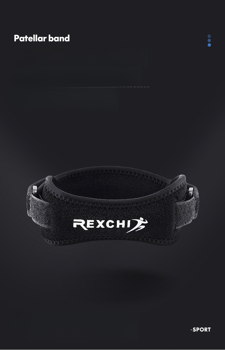 Diz koruma, nefes alabilen koşu, atlama ipi, fitness basketbol ekipmanları, menisküs koruma kayışı, patella kayışı_voghion.com