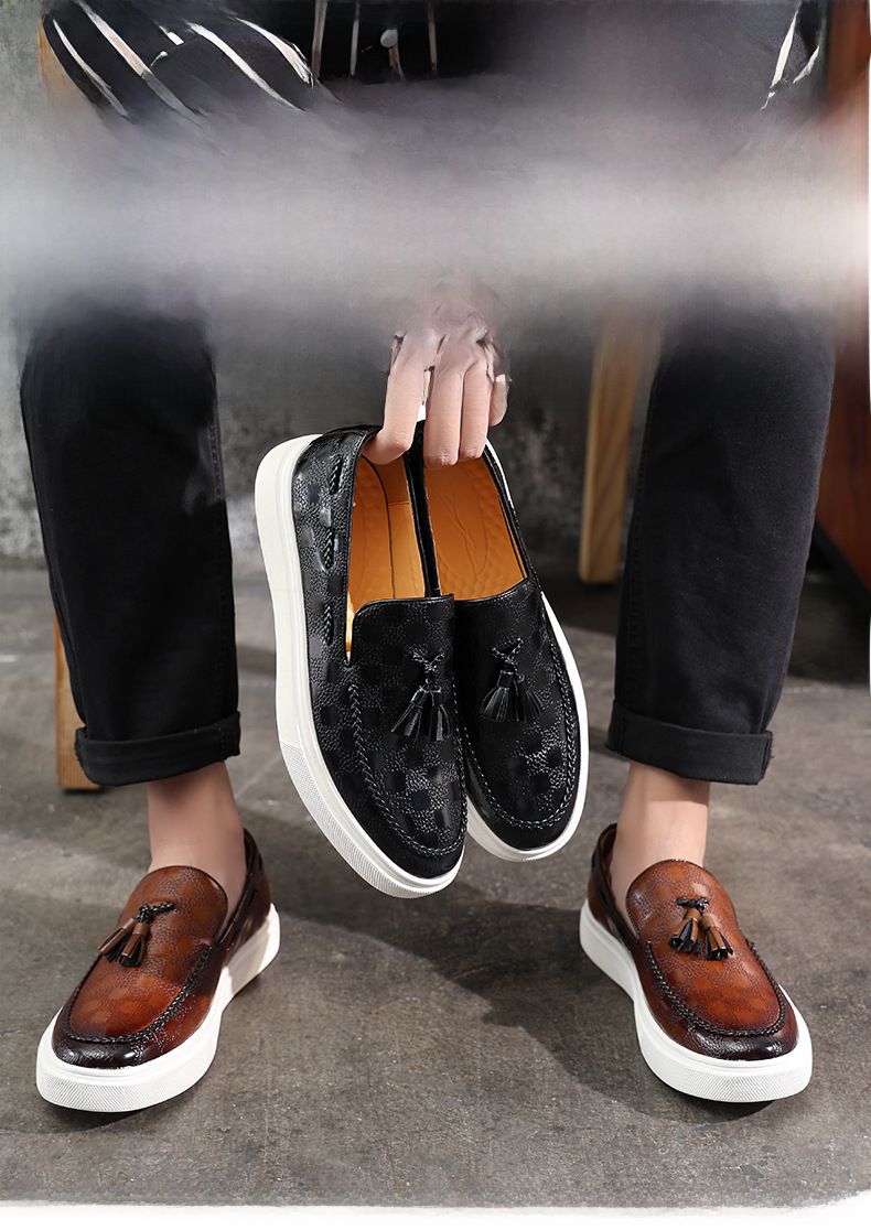 Loafers Men's Summer Breathable Loafers Slip-on Loafers Versatile Slip-on Casual Shoes_voghion.com