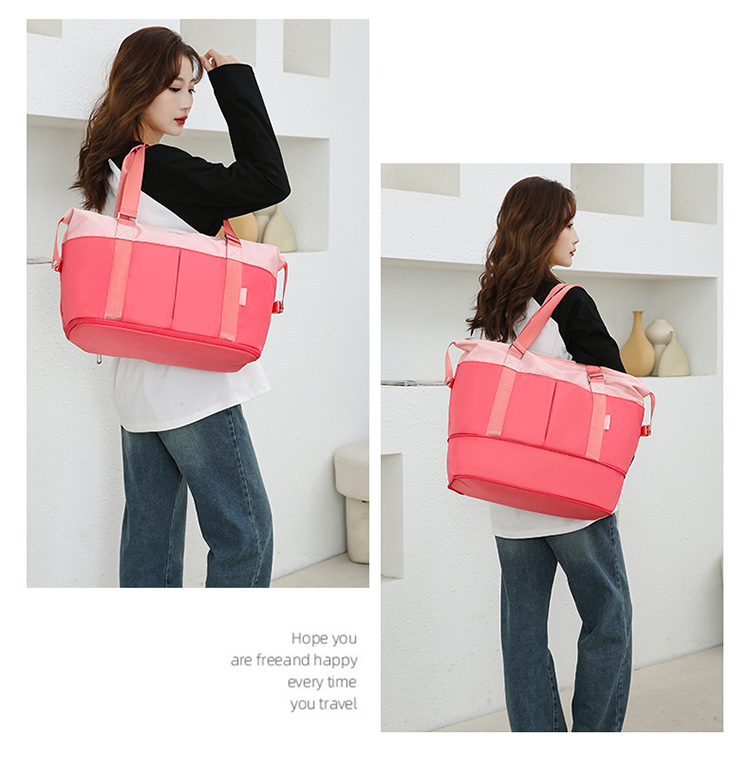 Travel bag, lightweight and ready for delivery bag, outdoor short distance hand-held bag, large capacity fitness bag, lightweight and simple yoga bag_voghion.com