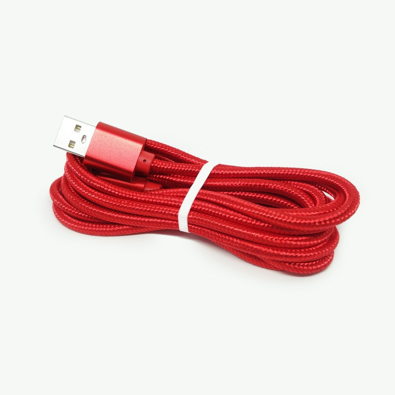 Suitable For , Android, Huawei Extended Phone Data Cable, 1-meter USB Nylon Braided Charging Cable_voghion.com
