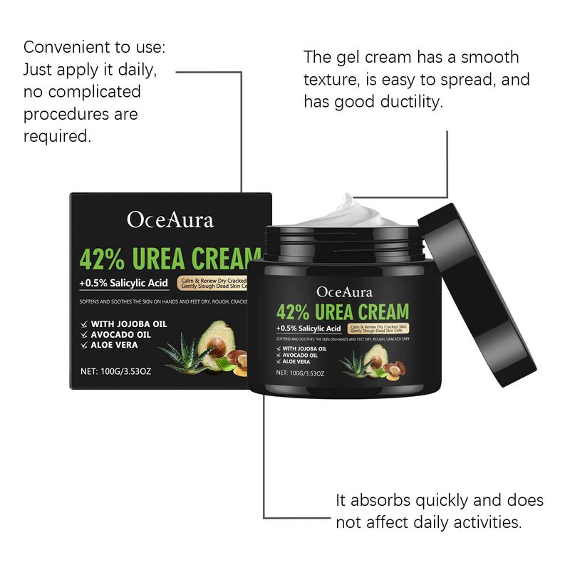 OCEAURA Cream Nourishing For Foot Skin Lightweight And Easy To Absorb Moisturizing Care_voghion.com