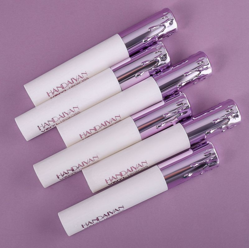HANDAIYAN 6 - Color Liquid Lipstick Set, Moisturizing & Long - Lasting, Waterproof & Non - Stick Cup, Matte Finish Hydrating Lip Gloss_voghion.com