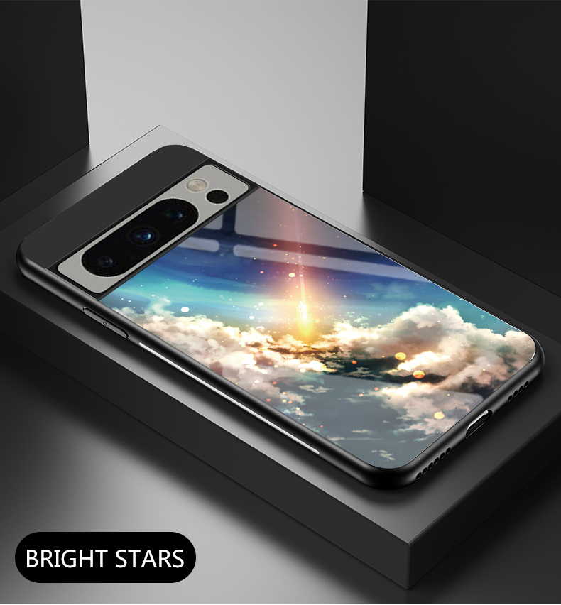 Für Pixel8 Fall ZROTEVE Starry Gehärtetes Glas Abdeckung Für Google Pixel 8 7 6 Pro 6A 7A Pixel6 Pixel7 Pixel6A pixel7A Telefon_voghion.com