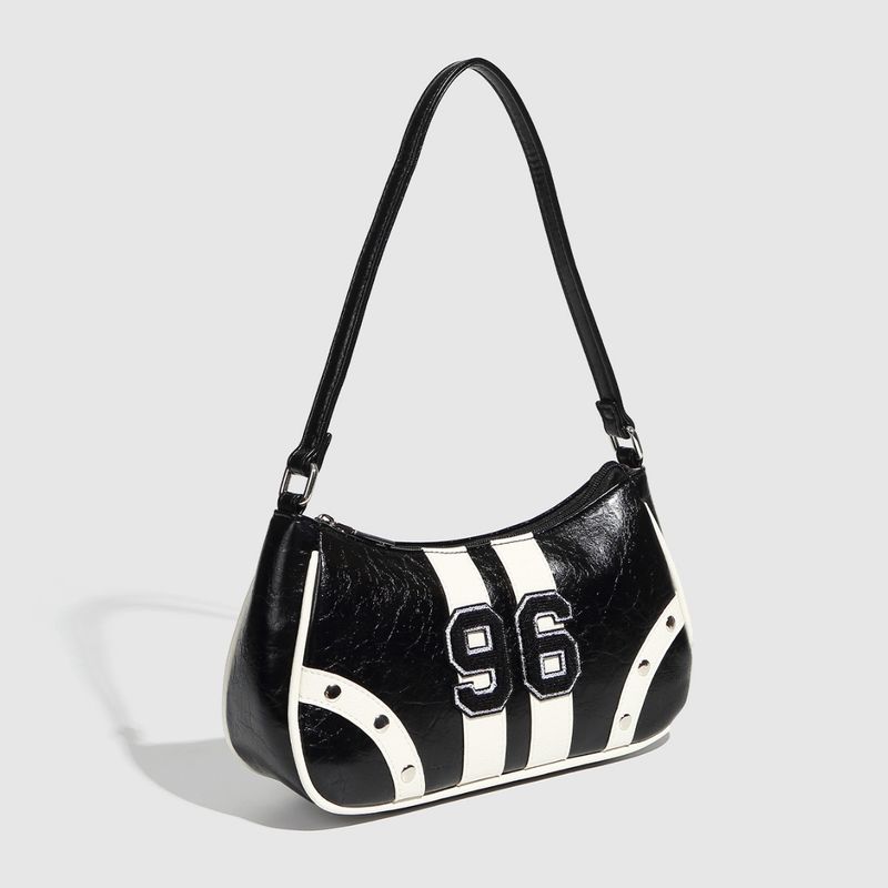 Borsa a mano con tracolla da ascella alla moda, piccola borsa quadrata da donna_voghion.com