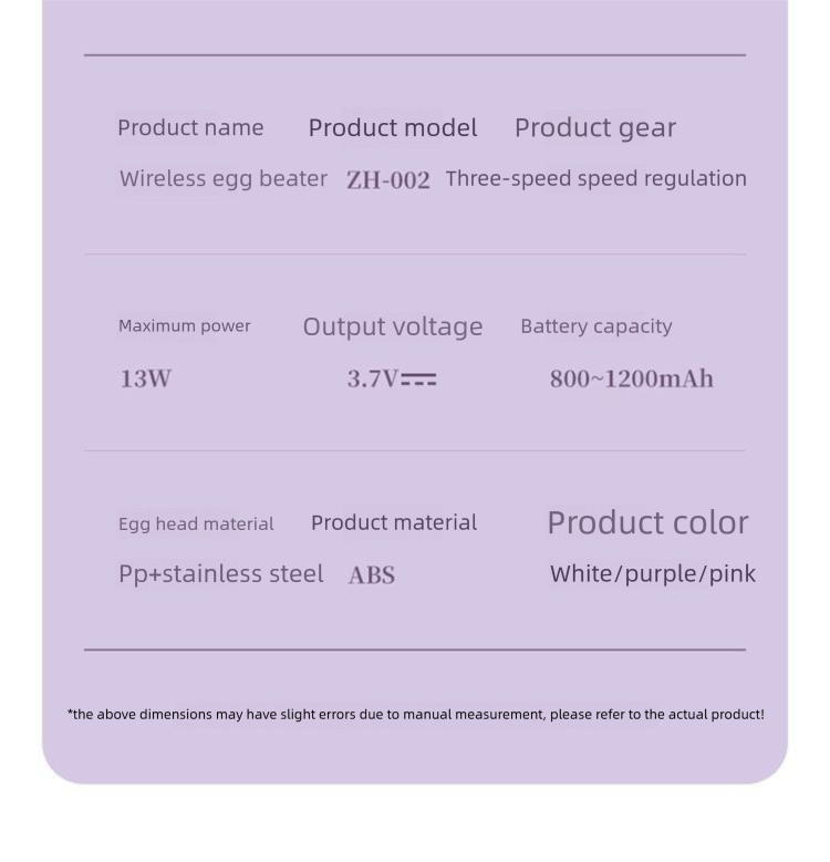 Xiaomi Electric Beater Wireless Small Household Automatic Handheld Egg Cream Baking Mixer_voghion.com