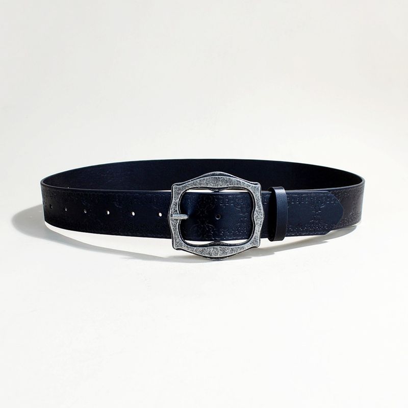 New Ethnic Style Retro Old Belt Women's Belt Matching Jeans Belt High End Brown_voghion.com