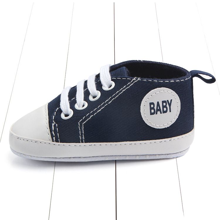 Zapatos de lona para caminar para bebés de 0 a 1 año con suela blanda para primavera y otoño 0106 Total_voghion.com