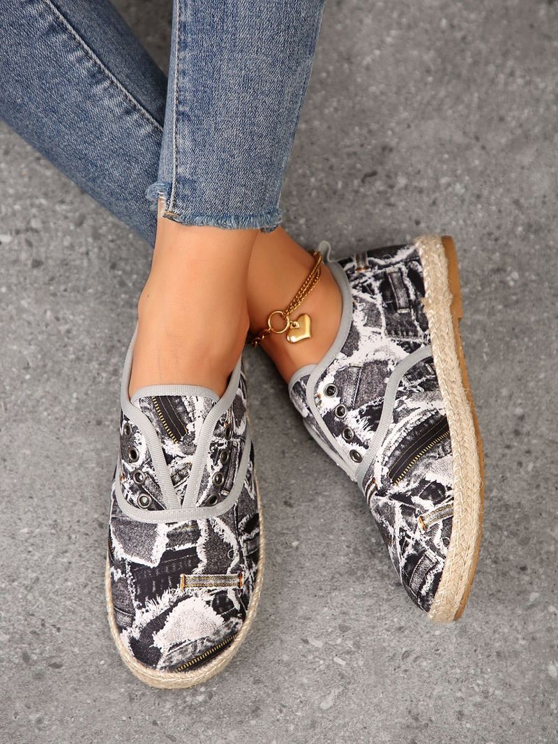 Fisherman For Women 2024 Autumn Winter Round Toe Flat Lazy Shallow Mouth Slip-On Large Size Women's Shoes_voghion.com