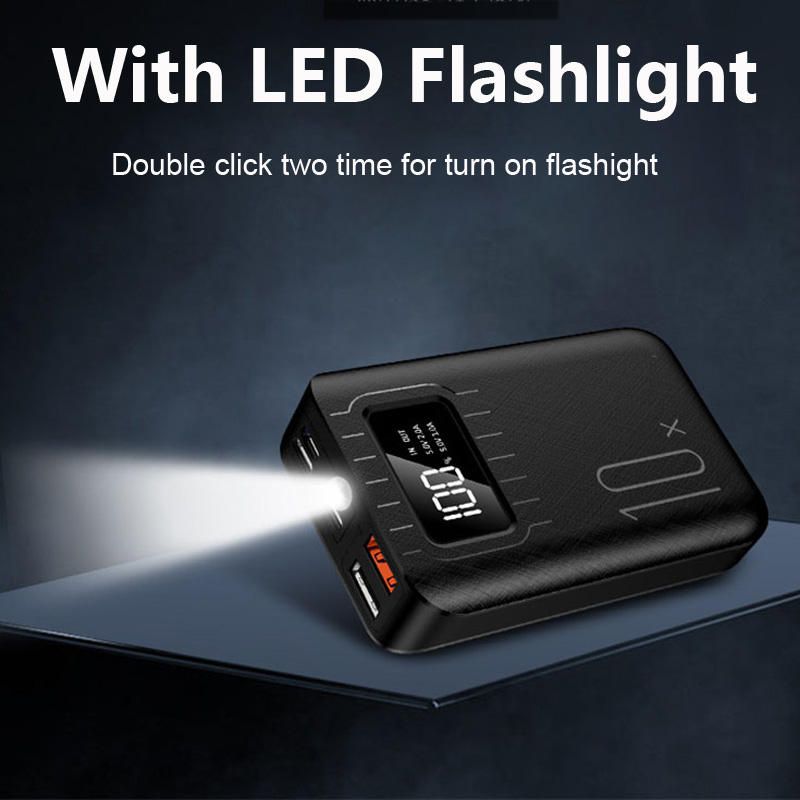 Music Festival Bank 10000/20000/30000 Mah Lanternă Power Banks cu afișaj LED_voghion.com