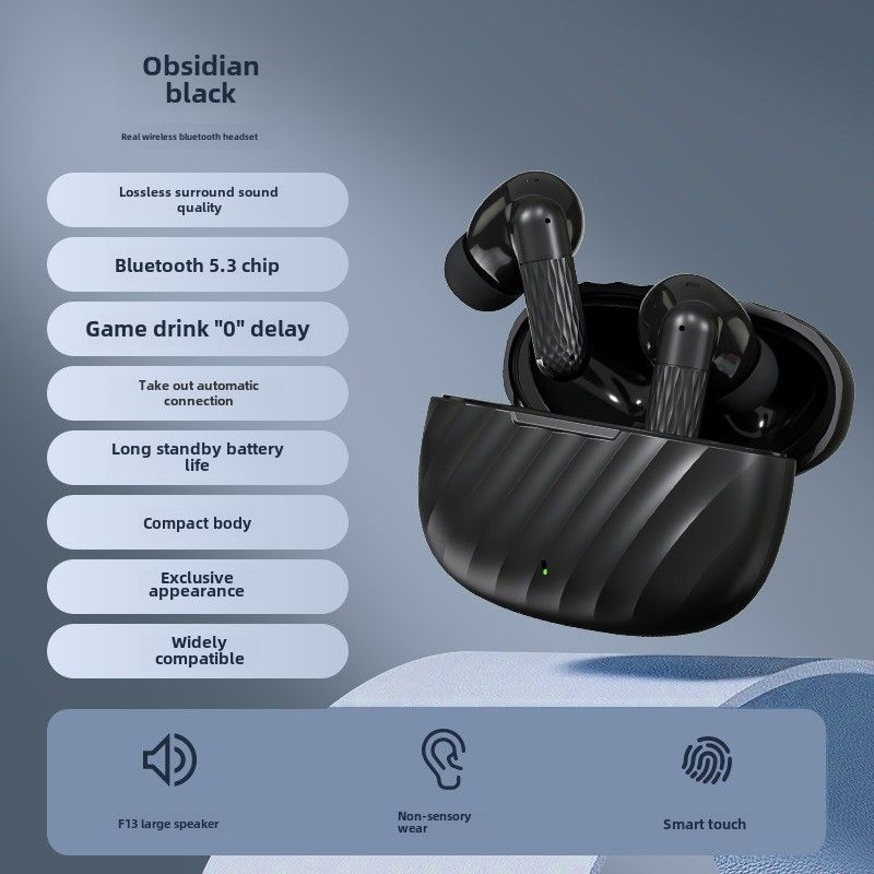 24 Privatmodus, kabelloses Bluetooth-Headset mit langer Akkulaufzeit, ANC-Rauschunterdrückung, universelle Spiel-Soundqualität, gutes In-Ear-Headset Typ C_voghion.com