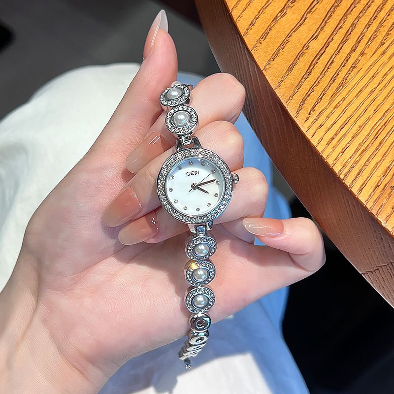 Gordie New Chinese Style Bracelet Niche High-Value Light Pearl Women's High-End Mother-of-Pearl Quartz Watch_voghion.com