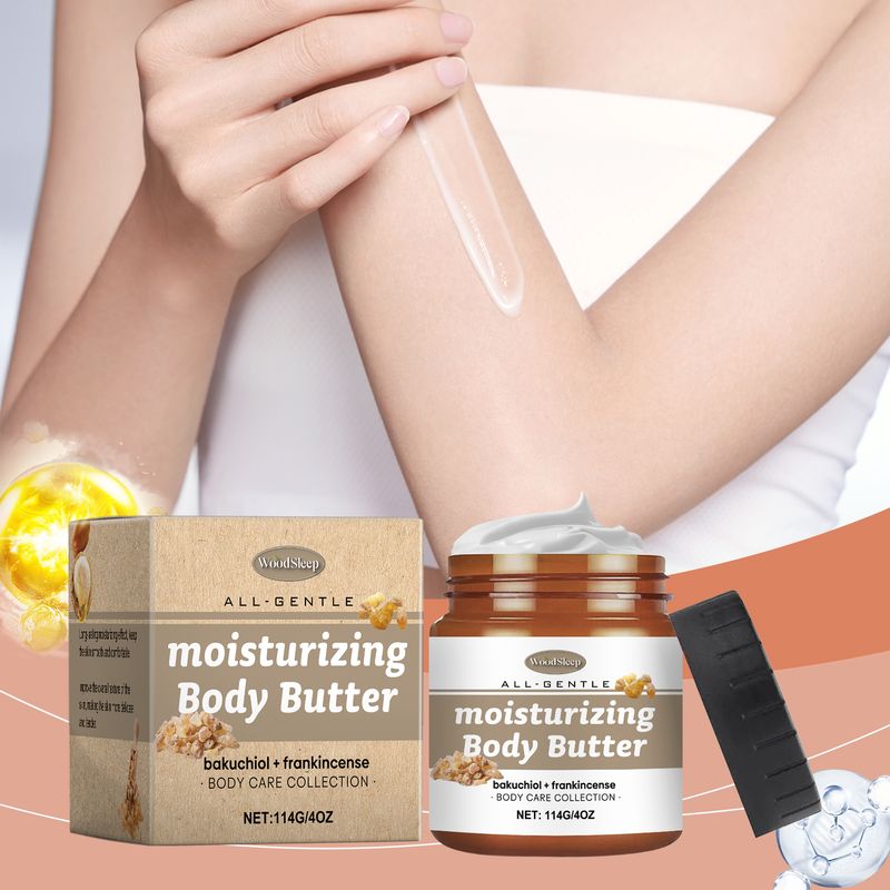 WoodSleep Frankincense Body Butter Moisturizer Moisturizes All Over The Skin With Silky, Creamy Touch_voghion.com