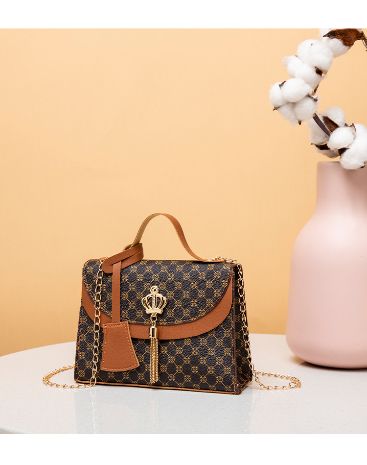 Neue Damentasche mit einzelner Schulter, diagonaler Straddle-Handtasche, modisch, vielseitig, Retro-Trendtasche, hochwertige Textur, Trendtasche_voghion.com