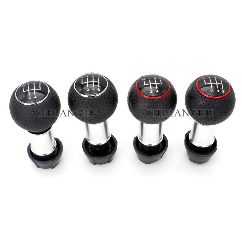 Voor Audi A1 A2 A3 8L 8P A4 B5 B6 B7 B8 B9 A5 A6 C5 C6 C7 C8 C9 A7 Auto-Styling 5/6 versnellingen versnellingspookknop_voghion.com
