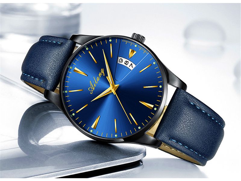 AILANG Brand New Business Mens Mechanical Watch Luxury Stainless Steel Waterproof Calendar Fashion Automatic Watches Mens Clock_voghion.com