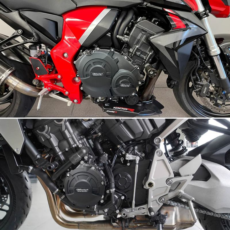 Motorcycle Accessories Engine Cover Protection Kit For CB1000R 2011-2017 2012 2013 2014 2015 2016_voghion.com