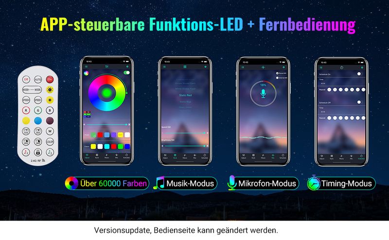 Lit double 160 x 200 cm avec rangement intégré, éclairage LED et recharge USB-C via application, sommier à lattes et matelas inclus, similicuir, blanc_voghion.com