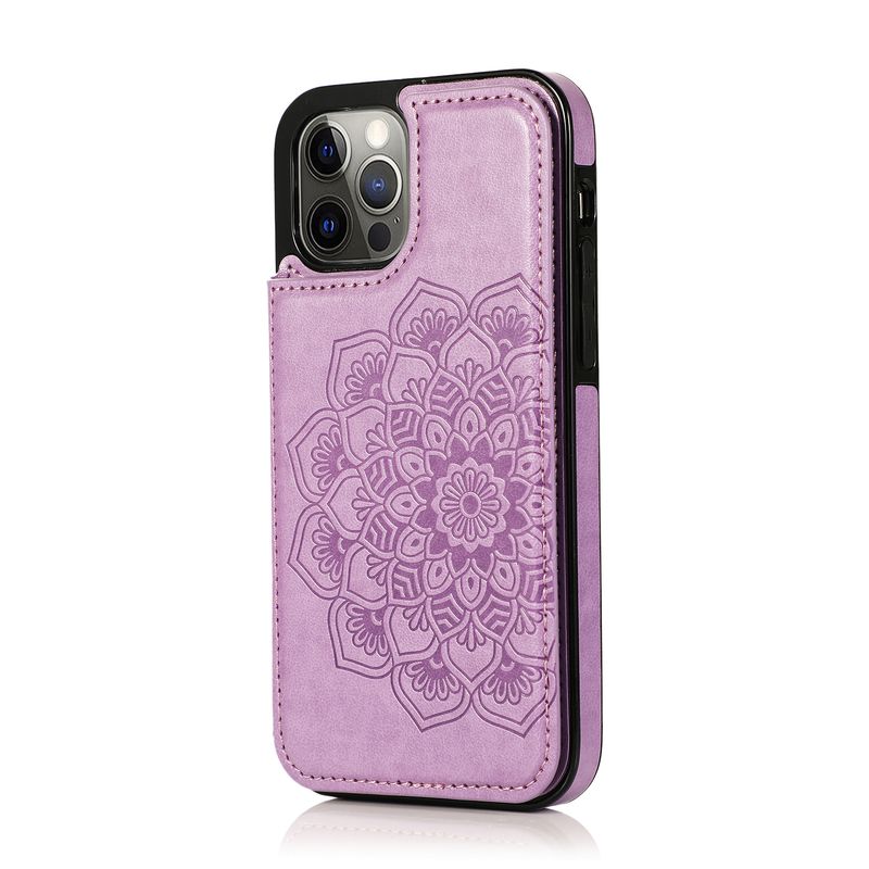 Étui en cuir gaufré pour iPhone 14, 13, 12, 11 Pro, XS, X Max, XR, 8, 7 Plus, SE 2020, 2022, coque antichoc de luxe_voghion.com