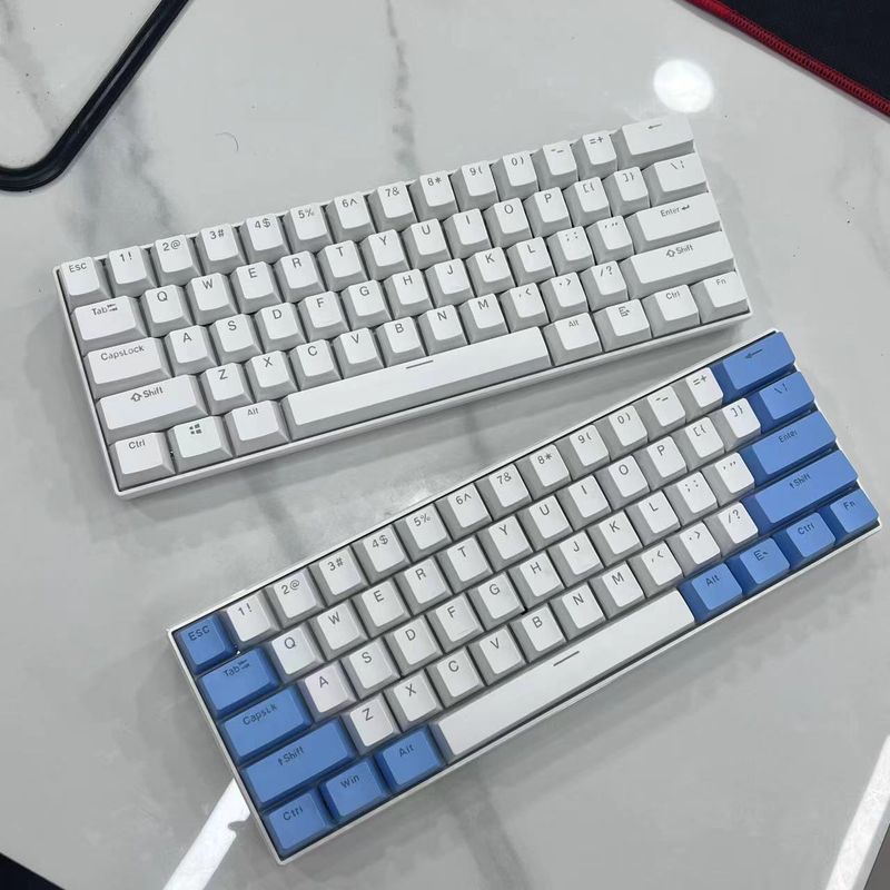 CyberGear Kabelgebundene Tastatur mit 87 Tasten für Gaming und E-Sport mit RGB-Beleuchtung, mechanischen Werksschaltern und exklusivem Cross-Border-Vertrag._voghion.com