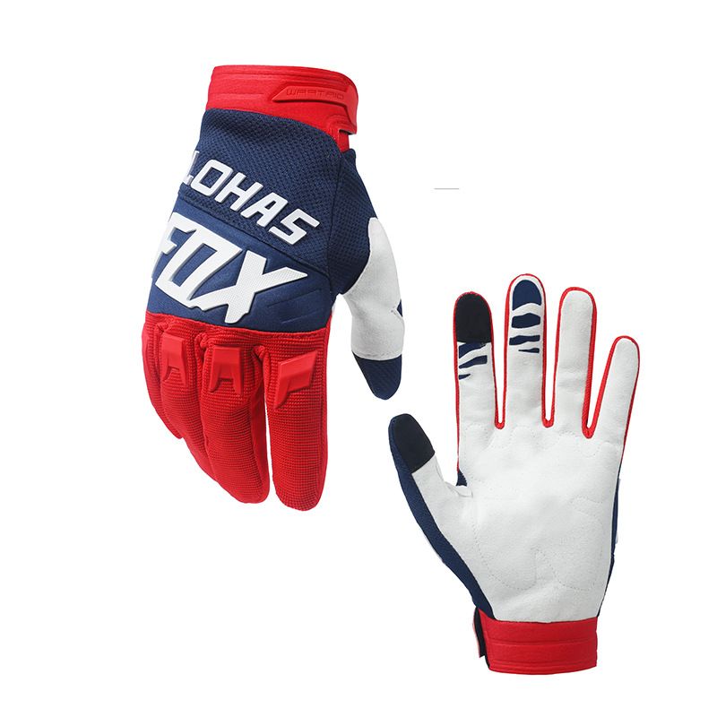 LOHASFOX Touchscreen 16 Faarwen Fuerhandschuesch fir dobaussen Motocross Laangfanger Verschleißbeständeg Rutschfest Handschuesch_voghion.com