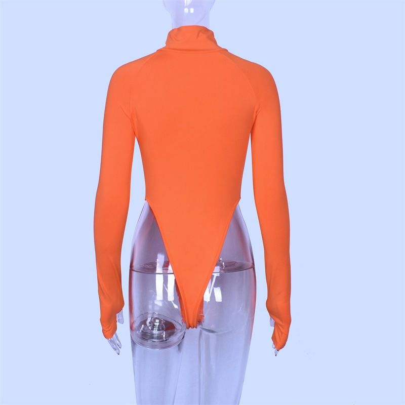 Kadın Giyim Gündelik Moda Sokak Çekimi Uzun Kollu Sexy Fit Body_voghion.com