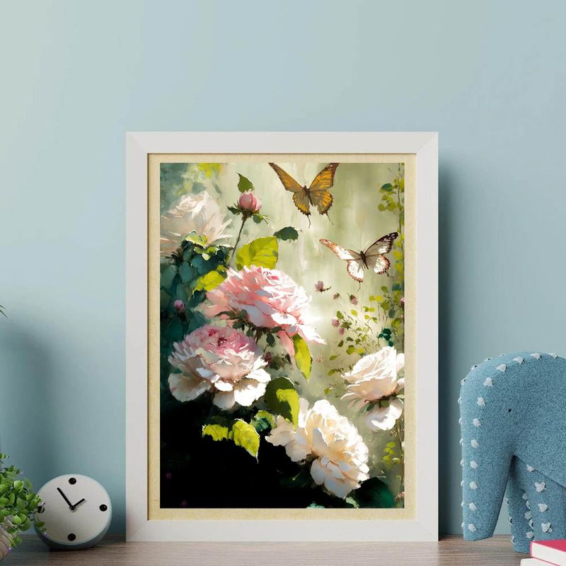 DIY diamantmaleri, 30 * 40 cm (gratis high-end guldbelagt mønster fotoramme)_voghion.com