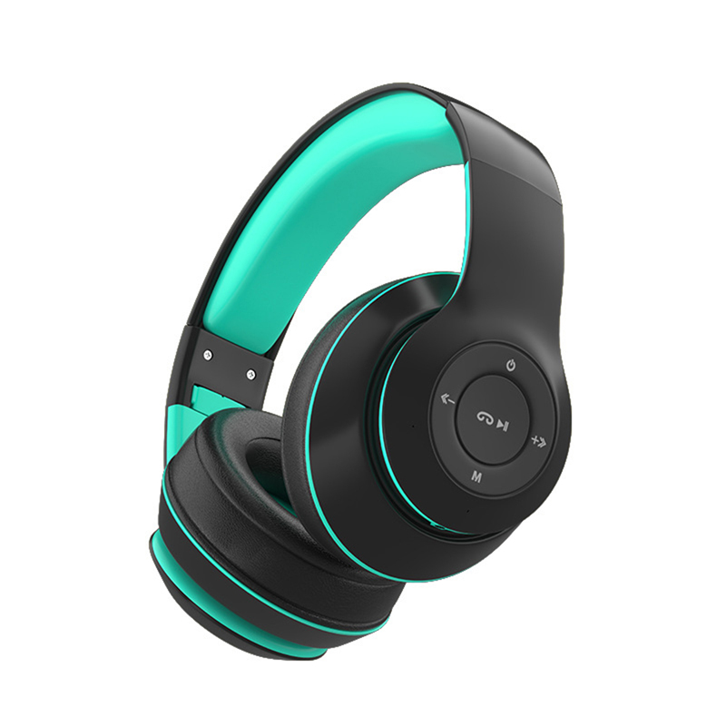 2023 Foldable Wireless Headsets Bluetooth Headphones Bass Stereo Earphone Mp3 Player With Mic Support TF Card AUX PC For_voghion.com