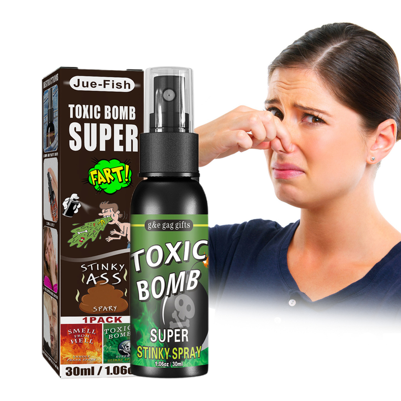 ToysMall 30 ML fisespray Sikker varig Rask Effektiv Ingen skade Halloween-fest Vanskelig prop Stinky Ass Spray Daglig bruk_voghion.com