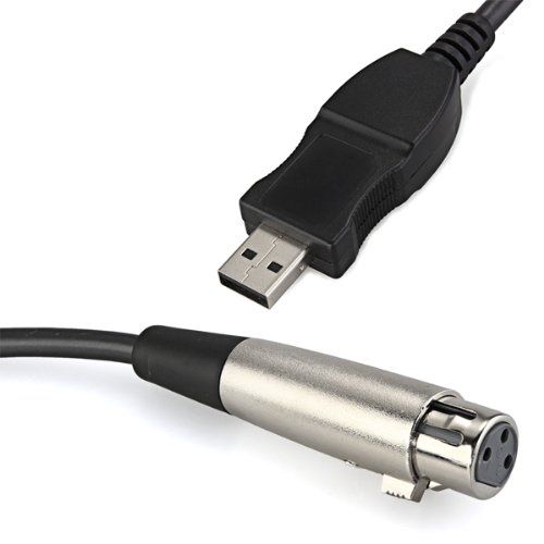 USB-Stecker auf 3-polige XLR-Buchse, Mikrofon-Mikrofon-Studio-Audio-Link-Kabel._voghion.com