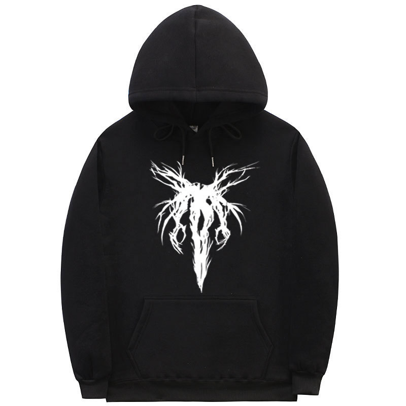 Ropa para hombre Sudadera oscura Sudadera con capucha para hombre y mujer Sudadera con capucha gótica Harajuku para parejas Sudadera con capucha deportiva informal de talla grande_voghion.com