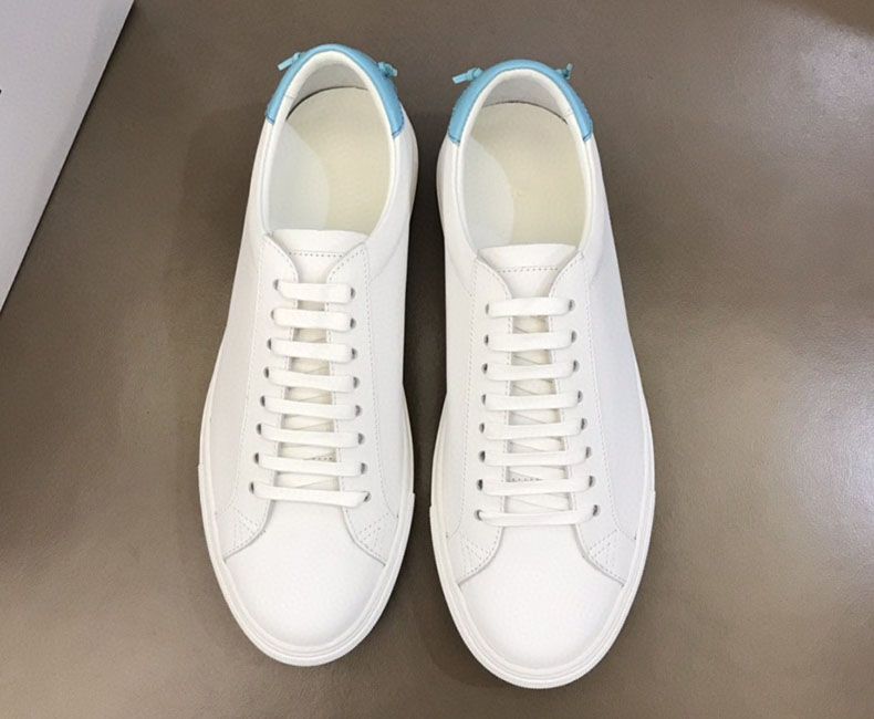 New Style Luxury Accessories Couple Style Lace-up White Sneakers Korean Version Breathable Casual Board Trendy Brand Men's Shoes_voghion.com