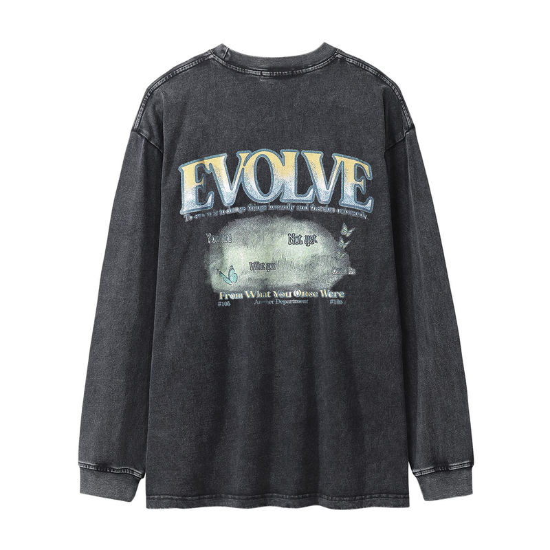 Abbigliamento uomo T-shirt a maniche lunghe con stampa di cane animale_voghion.com