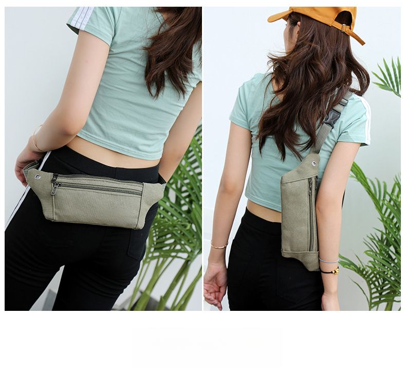 Unsichtbare, ultradünne Canvas-Handytasche für Herren mit kleiner Taille, multifunktional, für Sport, Outdoor, Radfahren, eng anliegend_voghion.com