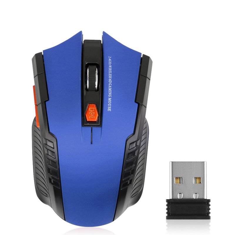2,4 GHz Drahtlose Maus Optische Mäuse Mit USB Empfänger Gamer 1600 DPI 6 Tasten Maus Für Computer Laptop Zubehör Maus Gamer_voghion.com