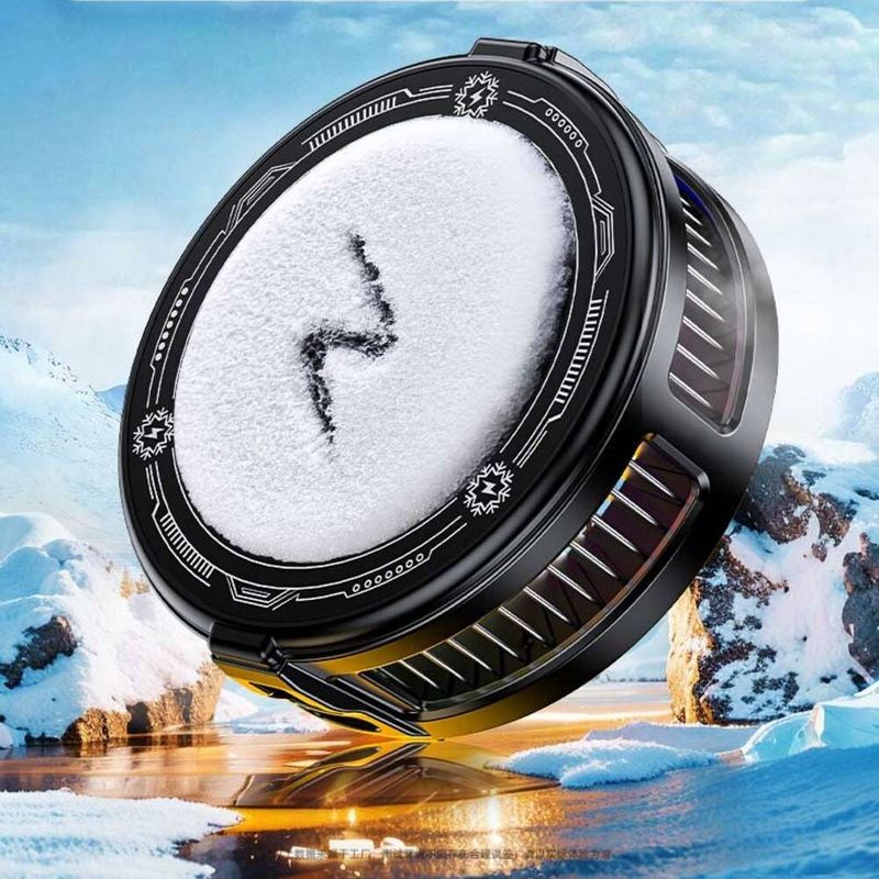 Refroidisseur magnétique réglable pour téléphone portable avec lumières RVB pour jeux mobiles_voghion.com