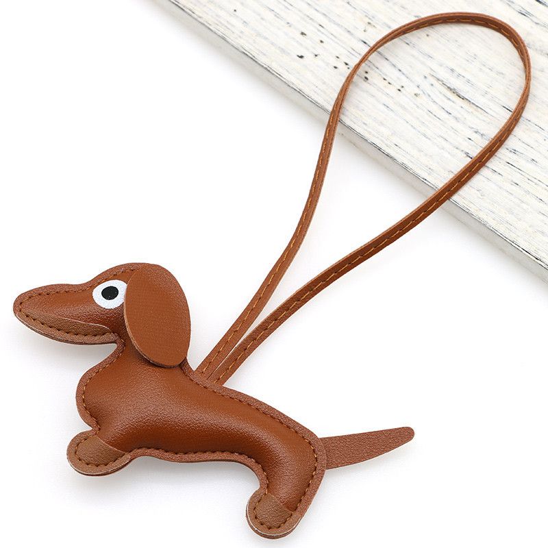 Bag Charm New Cartoon Personality Keychain Bag Pendant Series Dachshund Animal Shape Bag Pendant Decoration Wholesale_voghion.com