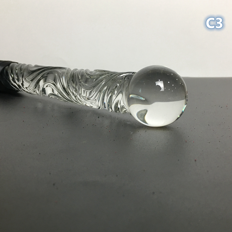 Dildo Echt Kristal Leer Flogger Glazen Zweep Sex Zweep G-spot Anale Kraal Lederen Gereedschap Terughoudendheid Bdsm Seks_voghion.com
