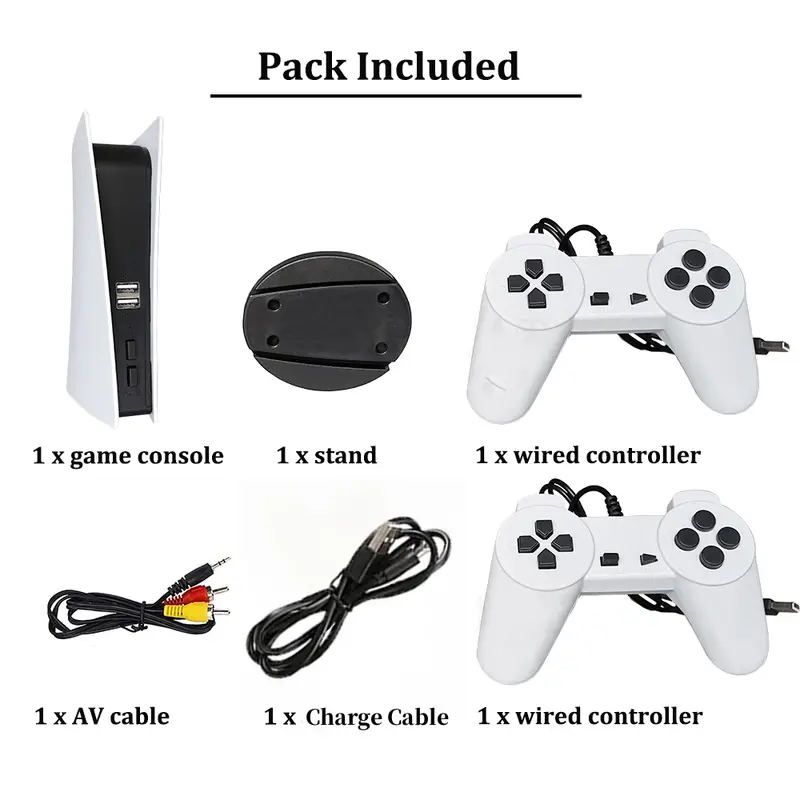GS5 8 Bit USB Wired Handheld Game Player 200 Classic Games Retro AV Output TV Gaming Console For Child Dropshipping_voghion.com