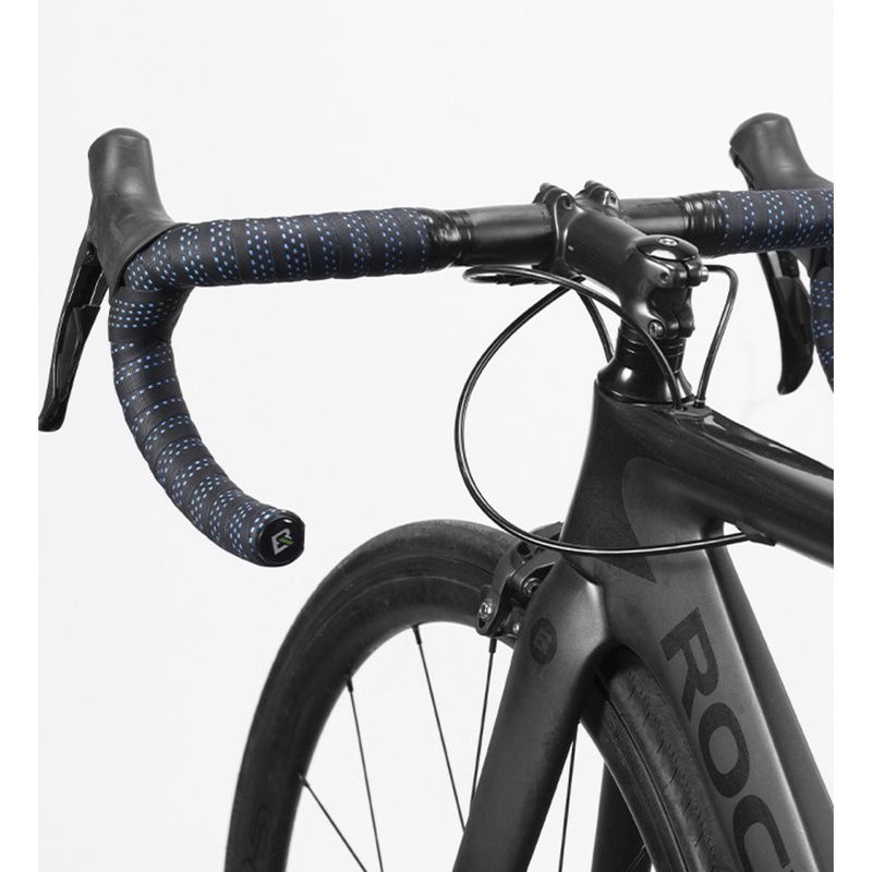 Correias de bicicleta voadoras mortas dobradas para rodovias, guidão antiderrapante e com absorção de choque, acessórios para equipamentos de pilotagem_voghion.com