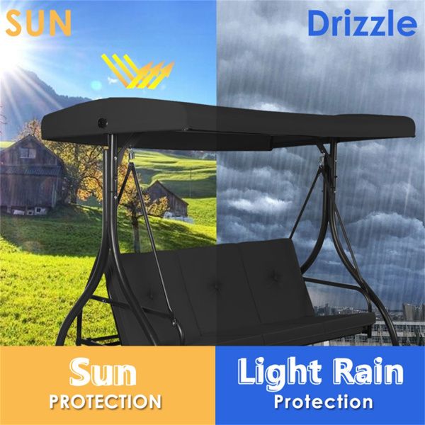 3-Seat Swing Chairs , Convertible Swing Hammock Bed_voghion.com