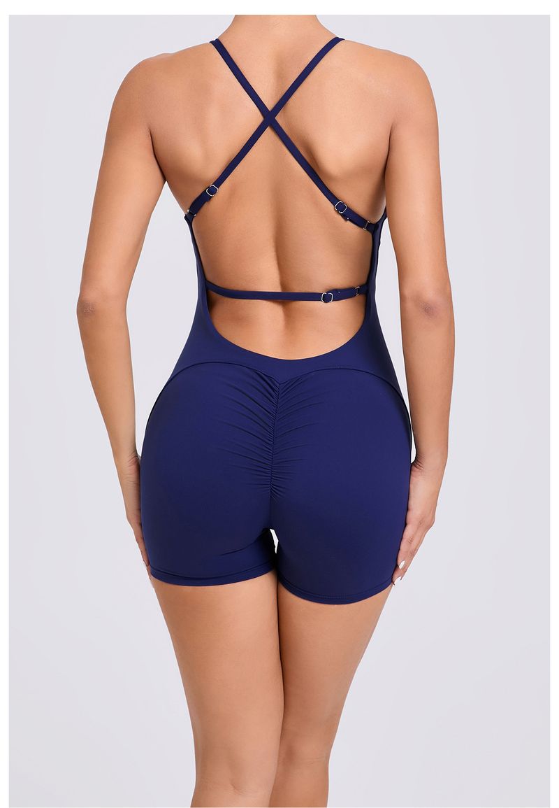 European And American Peach Hip Lift Beauty Back One-Piece Yoga For Women Outdoor Running Tight-Fitting Sports Quick-Dry_voghion.com