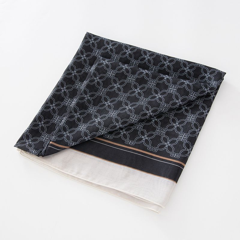 New Malaysian Indonesian Muslim Hot Selling With Versatile Lines, Simple Patterns, Right Angle Rolled Edges, Bali Yarn Square_voghion.com