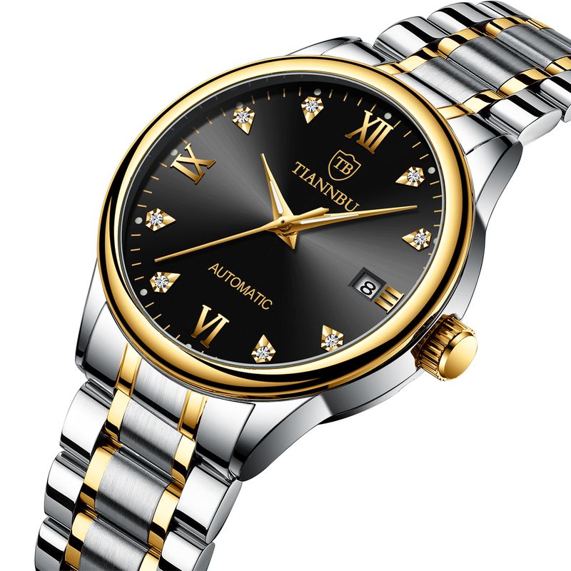 TIANNBU Waterproof Tourbillon Automatic Mechanical Watch Men's Business Casual Luminous_voghion.com