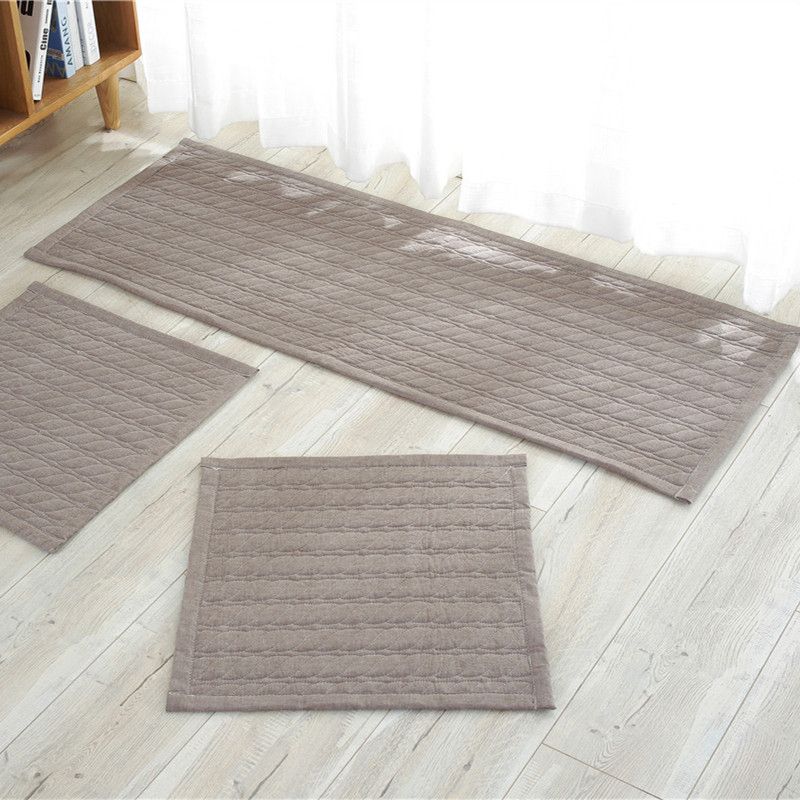 Casa e Jardim Almofadas de sofá de algodão listrado de cor sólida nórdica para todas as estações Almofadas universais antiderrapantes para janelas salientes Almofadas para capa de sofá Toalha de sofá_voghion.com