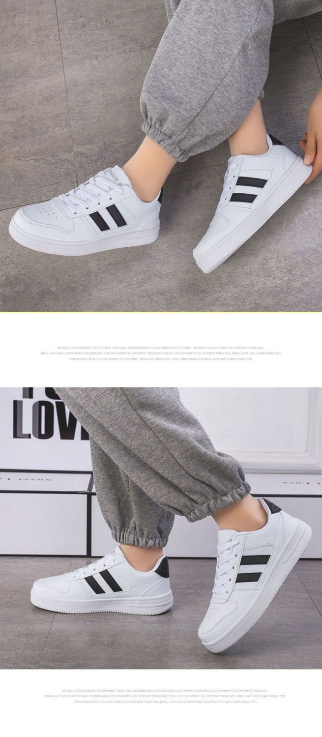 2023, Neue Mädchenschuhe, Studentenschuhe, kleine weiße Schuhe_voghion.com